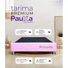 PAUZA - BASE BOX TARIMA PAUZA 1.5 PLZ ROSADA