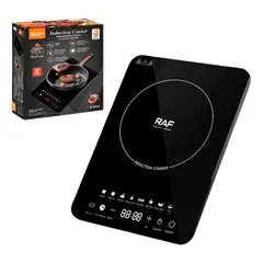 RAFF - Cocina De Inducción 1 Hornilla Pantalla Led 2200w Raf R.8104