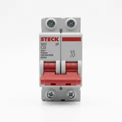 STECK - Llave térmica Interruptor Termomagnético 2P 25A 10KA 400V STECK