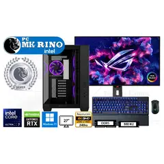 INTEL - Computadora Enovu Intel Core Ultra 7 265KF 16GB 1TB SSD 27" RTX 5060 8GB Windows 11 Pro
