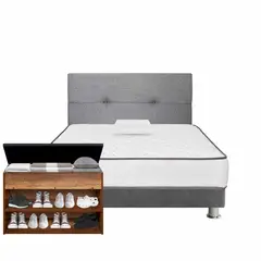 FORLI - Dormitorio Igneo 1.5 Plz + 01 Zapatera
