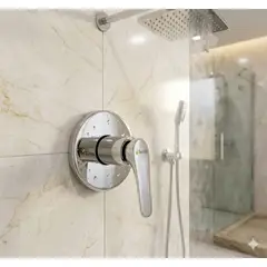 GENERICO - LLAVE PARA DUCHA CROMADO MANIJA AGUA FRIA