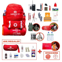 EMERGENCY KIT PERU - Mochila de emergencia PREMIUM 1-2 personas