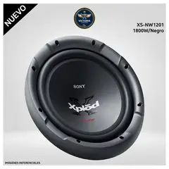 SONY - Subwoofer XS-NW1201 para auto de 30 cm 1800W