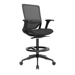OFIDEAS - Silla Loop Cajero Ergonómica Bn An Negro Ofideas