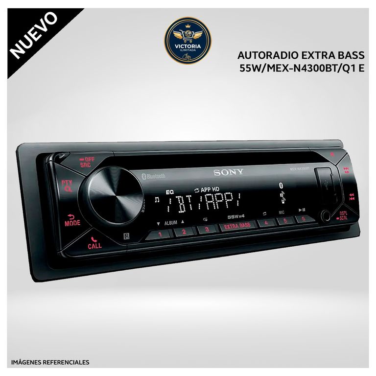 Autoradio Sony EXTRA BASS 55W MEX-N4300BTQ1 E