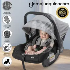 BABY - Portabebé de Lujo «REMI» Mango Regulable Gray