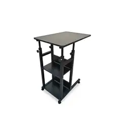 GENERICO - Mesa Auxiliar Multifuncional 3 niveles Ajustable Con Ruedas