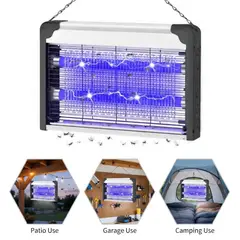 OEM - Mata Moscas y Zancudos Eléctrico con Bandeja de Limpieza - Ideal para Interiores