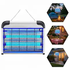 OEM - Trampa Eléctrica para Mosquitos y Moscas - Mata Insectos con Rejilla Electrificada