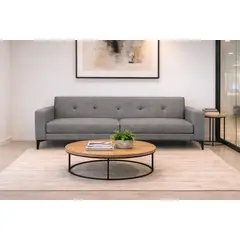 ARTSOFA - Sofá Tres Cuerpos Lumia PlomoAntifluido