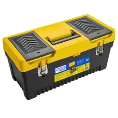 TRAMONTINA - CAJA PORTA HERRAMIENTAS 20 PULGADAS DOBLE BROCHE METALICO 43803/020 TRAMONTINA
