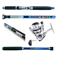 RAPALA - EQUIPO DE PESCA SPINNING CAÑA 2.70 M RAPALA Y CARRETE 4000 OKUMA