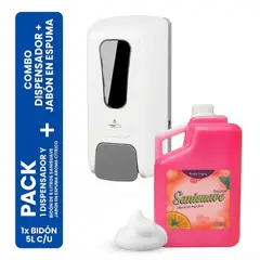 EXORIAM - Dispensador de Jabon Liquido Espuma 1 Litro 1000ml