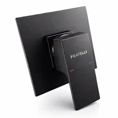 FRATELLI - Monocomando Mezcladora de Ducha Negro Mate de bronce