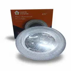 GENERICO - Foco LED UFO 3D Stereo Light Home Power 48W  Efecto Visual Tridimensional y Ahorro de Energía