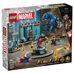LEGO - LEGO 76315 Laboratorio de Iron Man Sala de Armaduras