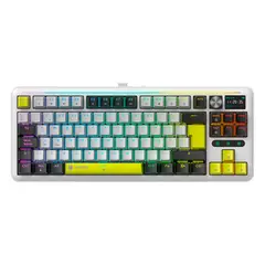 ANTRYX - TECLADO MECANICO INALAMBRICO ANTRYX TK950 PRO WHITE, BLUE SWITCH GATERON, 2.4G, BT ATK-950PWGBL-SP