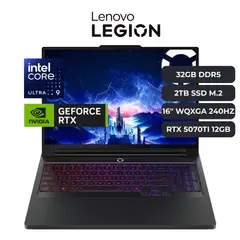 LENOVO - Legion Pro 7 Core Ultra 9 275HX, RTX 5070 TI 12GB, 32GB DDR5, 2TB SSD, 16" WQXGA 240HZ