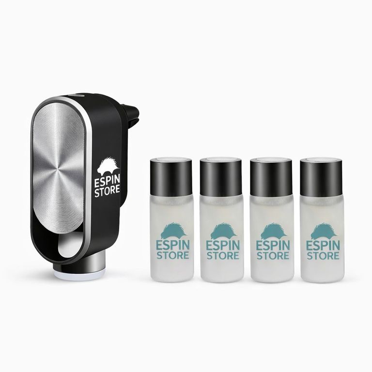 Aromatizador Inteligente Espin Store Difusor Automático Recargable con 4 Fragancias Premium