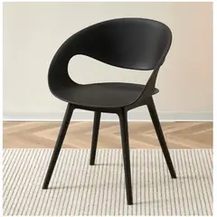GENERICO - Silla de comedor Minimalista Negro