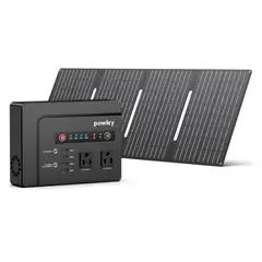 GENERICO - Estación de Energía Incluye Panel Solar 40W y Salida 110V