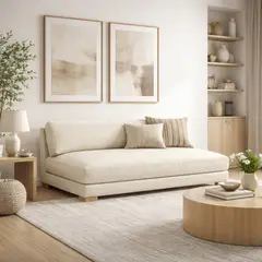 ARTSOFA - Banqueta Tres Cuerpos Aria Crudo Antifluido