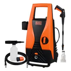 Black+Decker - Hidrolavadora Eléctrica Black & Decker 1400W