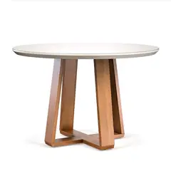 PAZART MUEBLES - MESA DE COMEDOR WOOD 1.2 PATAS MADERA