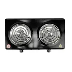 IMACO - Cocina Eléctrica IMACO HP1400 2 Hornillas 2000W con Quemadores de Metal