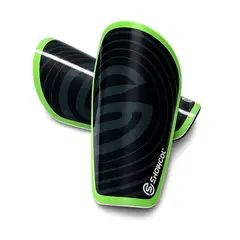 SHOWGOL - CANILLERAS DE FÚTBOL CON PORTA CANILLERA DE LYCRA SHOWGOL NEGRO - ADULTO