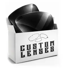 CUSTOM - Lunas repuesto para lentes de sol compatibles Racing Jacket OO9171 - Negro