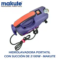MAKUTE - HIDROLAVADORA PORTATIL CON SUCCIÓN DE 2100W -