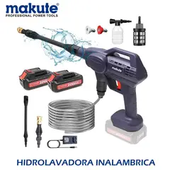MAKUTE - HIDROLAVADORA INALAMBRICA DE 20 V