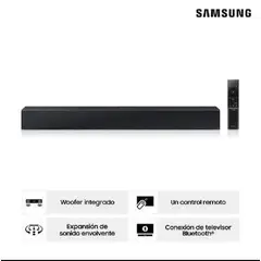 SAMSUNG - Soundbar Samsung 2.0 CH HW-B400 Negro