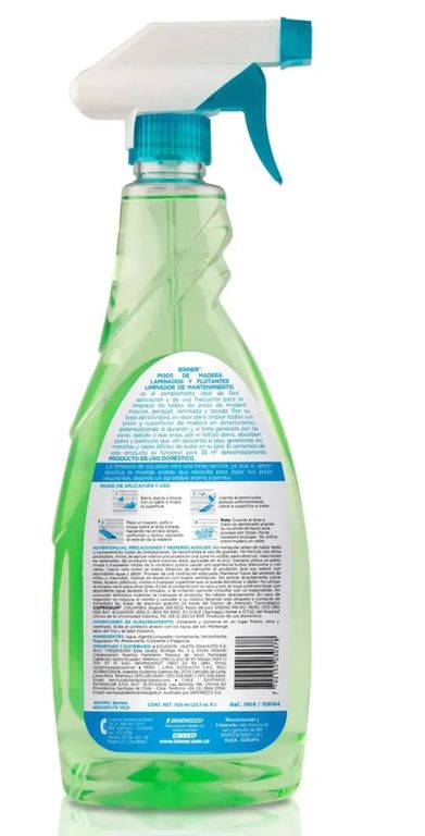 BINNER PISOS DE MADERA LAMINADOS Y FLOTANTES 700ML - VERDE