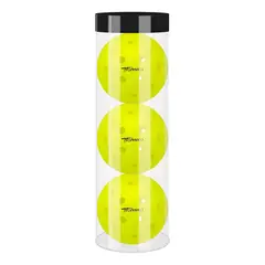 TORNEO - Pelotas De Pickleball Pro X3 Vortexpro En Tubo Amarillo Neón