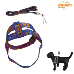 GENERICO - ARNES PECHERA SOFT MASCOTA-GATITO PERRITO ACERO/LADRILLO TALLA 0