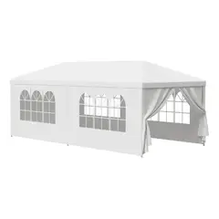 ANYHOGAR - Toldo Pérgola Con Cortinas 3x6 M