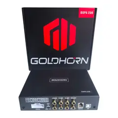 GENERICO - DSP Amplificado GOLDHORN - DSPA206 - 6 salidas RCA - 30 bandas parametricas