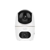 DAHUA - Cámara de Seguridad WiFi Dahua 10MP Doble Lente Pan & Tilt con Detección de Personas H5D-5F