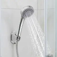 GALEZ - DUCHA TELEFONO 3 FUNCIONES CON MANGUERA DE ACERO INOX  - FÁCIL INSTALACIÓN