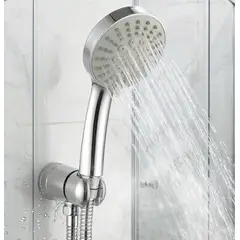 GALEZ - DUCHA TELEFONO 4 FUNCIONES CON MANGUERA DE ACERO INOX  - FÁCIL INSTALACIÓN