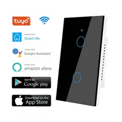 GENERICO - Interruptor Inteligente WiFi 2 Toma – Control Remoto desde Celular y Voz
