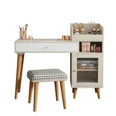 DIBA MUEBLES - Mueble Tocador con Asiento Juvenil Mirja