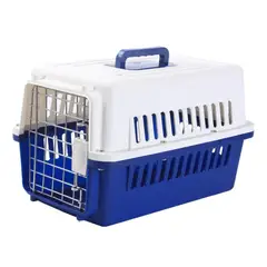 GENERICO - KENNEL PARA MASCOTAS L50 - AZUL