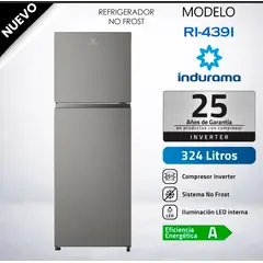 INDURAMA - Refrigeradora No Frost 325L Indurama  RI-439I