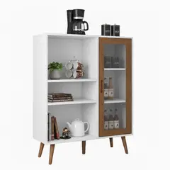 GENERICO - Mueble Auxiliar de Cocina Pedro Color blanco