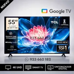 TCL - Televisor TCL 55” 55V6C UHD 4K Smart TV 2025