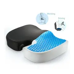 GOLDSUN - Cojin De Asiento Ortopédico  Viscoelástica Espuma GEL